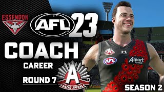 Anzac Day CLASSIC  AFL 23  Manager Mode Essendon  Round 7 [upl. by Audrey]