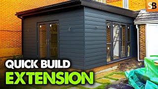 Timber Frame Single Storey Extension  Quick Build [upl. by Noved]