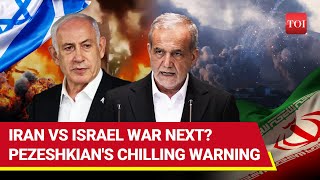 Irans Pezeshkian Warns Netanyahu Over Hezbollah Attacks Major War Brewing In Middle East [upl. by Astred]