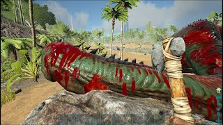 aniquilando um brontossauro  ark survival evolved 3 [upl. by Cirillo]