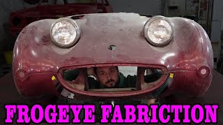 Tricky Fabrication on a Frogeye Sprite Front End [upl. by Ashli335]