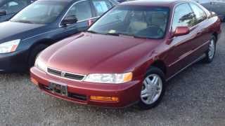 1996 Honda Accord EX Coupe 5spd Walkaround [upl. by Nnaerb]