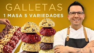 GALLETAS Te doy una receta y tendrás cinco variantes [upl. by Ayetal]