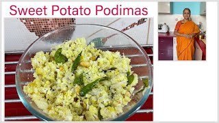 Sweet Potato Podimas I South Indian side dish For rice [upl. by Phillipp359]