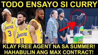 Lakers HINIHINTAY si Klay Papasok sa Free Agency  Curry Todo ENSAYO na para kay Sabrina [upl. by Brote943]