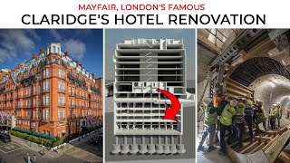 A Luxurious 5Story Basement Renovation  Londons Claridges Hotel part I [upl. by Fredel981]