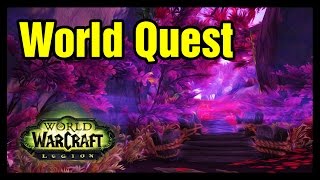 Withered Wrangling Falanaar Quest WoW [upl. by Eidnim]