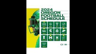 Reaction to the 2024 Oregon Football ScheduleYear 1 in the B1G No game with Oregon State [upl. by Irmine]