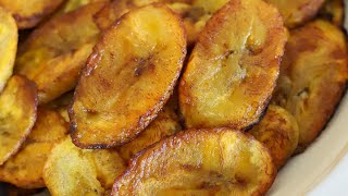 FRIED PLANTAIN RECIPE  easy side ready in 10 mins  The Seasoned Skillet [upl. by Aryt]