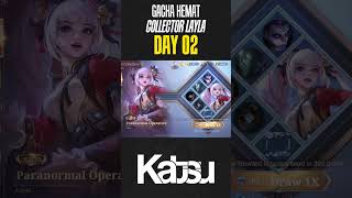 DAY 02 GACHA HEMAT SKIN COLLECTOR LAYLA MLBB  MLBBNEXTCREATOR [upl. by Esilehc603]