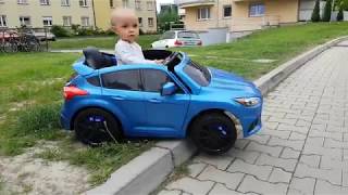 Test Drive Ford Focus RS samochód elektryczny dla dzieci [upl. by Nelan]