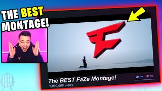 Reacting to the BEST FAZE MONTAGES EVER [upl. by Ramyar]