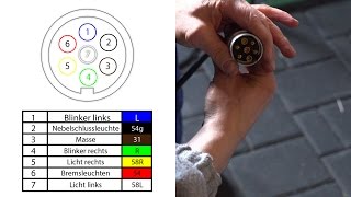 7 Polige Stecker  Montageanleitung [upl. by Sussna217]