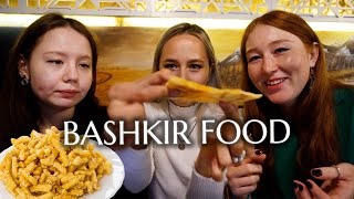 What people eat in Bashkortostan region of Russia  Trying traditional dishes [upl. by Belvia]