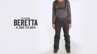 Dakine Beretta Bib Wasserdichte amp Ultrawarme Ski  Snowboard Hose für Damen [upl. by Elton]