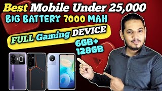 TOP Mobile Under RS 25000 big battery 7000 MAH 6GB128GB full GAMING Device [upl. by Angelis]