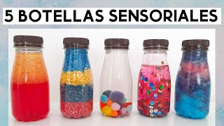 CÓMO HACER BOTELLAS SENSORIALES PARA NIÑOS  5 IDEAS FRASCOS DE LA CALMA [upl. by Basil405]