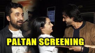 PALTAN Special Screening  Shraddha Kapoor Siddhanth Kapoor Arjun Rampal Harshvardhan Rane [upl. by Yeltsew]