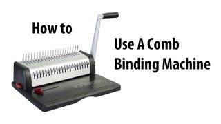 How to Comb Bind [upl. by Juley]