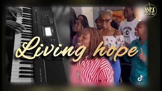 LIVING HOPE COVER AND DUET PIANO With Jonathan Faithful Psalmist [upl. by Ahsinek393]