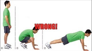 Burpee Exercise  How to do Perfect Burpees [upl. by Nehtanoj]