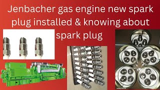 Jenbacher gas engine new spark plug installation and know about different parts of spark plug [upl. by Atener]