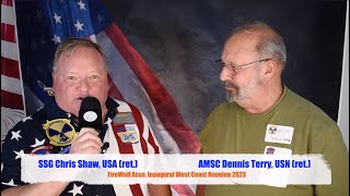 SHAW NAVY STORIES  AMSC DENNIS TERRY AIRCREWMAN HC9 HAL5 amp HCS5 FIREWOLF REUNION JULY 01 2023 [upl. by Kristy]