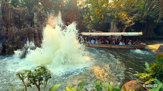 Jungle Cruise with EPIC Fire amp Water Finale Ride  Better than Disneyland in CA [upl. by Bick831]