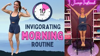 Energizing 10Minute Morning Rebounder Routine for a Productive Day I Jump Instead on a Cellerciser [upl. by Krystal]