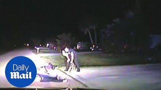 Dashcam captures Officer Lee Coels 2015 dog mauling incident  Daily Mail [upl. by Leamaj]