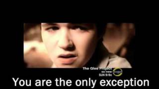 The Glee Project  The Only Exception SingAlong [upl. by Finah]