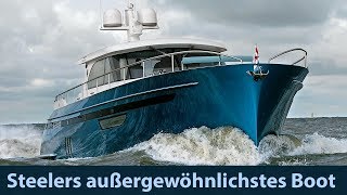 Steeler NG 65 Sdesign  Steelers außergewöhnlichste Yacht [upl. by Ssegrub94]