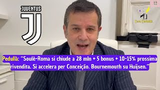 Alfredo Pedullà quotSoulè alla Roma si chiude per 28 mln  5 mln bonus  1015 su prossima rivenditaquot [upl. by Oremor]