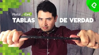 Qué son tablas de verdad y compuertas lógicas  PlatziLive [upl. by Kristoffer]