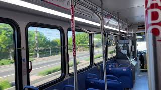 Onboard Tri Delta Transit Bus Route 393 To Antioch Leaving Downtown Oakley In 4K [upl. by Annaik]