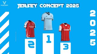 Jersey Concept Klub Eropa Musim 2025 🔥 [upl. by Kcirderfla712]