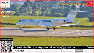 Decolagem de alta performance do Gulfstream G550 [upl. by Rosenblum]