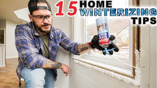 Top 15 Home Winterizing Tips to Save You Money [upl. by Anikes]