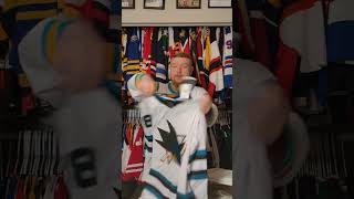 John unboxes a new Sharks jersey fresh off an Adidas sale hockeyjersey nhljersey [upl. by Gautier56]