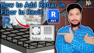 How to Add Rebar in Floor in Revit  Tutorial urdu hindi 2024 [upl. by Ayela113]