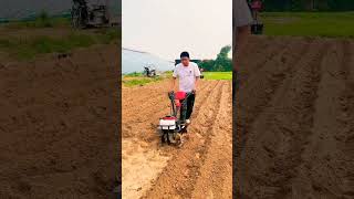 Equipment Σ Rotary Tiller Weeder Ditcher Elderly Women can be easily operated [upl. by Wilma]