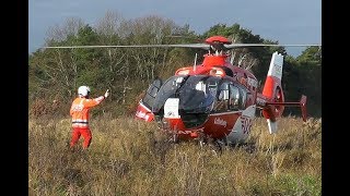 DRF LUFTRETTUNG Christoph 64 Angermünde  Landung  Start am Einsatzort [upl. by Auberon]