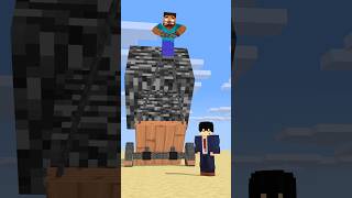 HELP Herobrine To Power Up With Bigger And Bigger Bedrock friendship shorts trending anime [upl. by Eram]