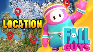 Finding Every Fall Guys Location in FORTNITE Easy Guide [upl. by Terrence]