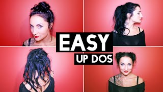 Easy Updos for Hair Extensions [upl. by Rehpotsyrk]