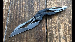 The WE KnivesElijah Isham Eschaton Art Knife The Full Nick Shabazz Review [upl. by Asil401]