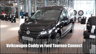 Volkswagen Caddy vs Ford Tourneo Connect [upl. by Lesak]