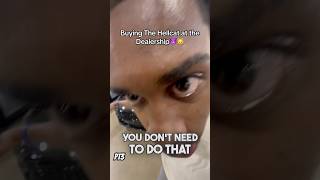 SALESMAN DOESNT WANT TO SELL ME THE HELLCAT dealership carsales funny hellcat [upl. by Cumine]