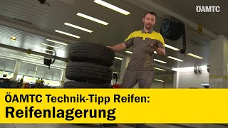 TechnikTipp Reifenlagerung  Die richtige Aufbewahrung  ÖAMTC [upl. by Imoin]