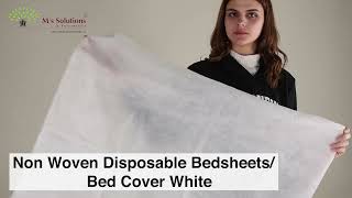 Disposable bedsheets non woven bedsheets [upl. by Sylram]